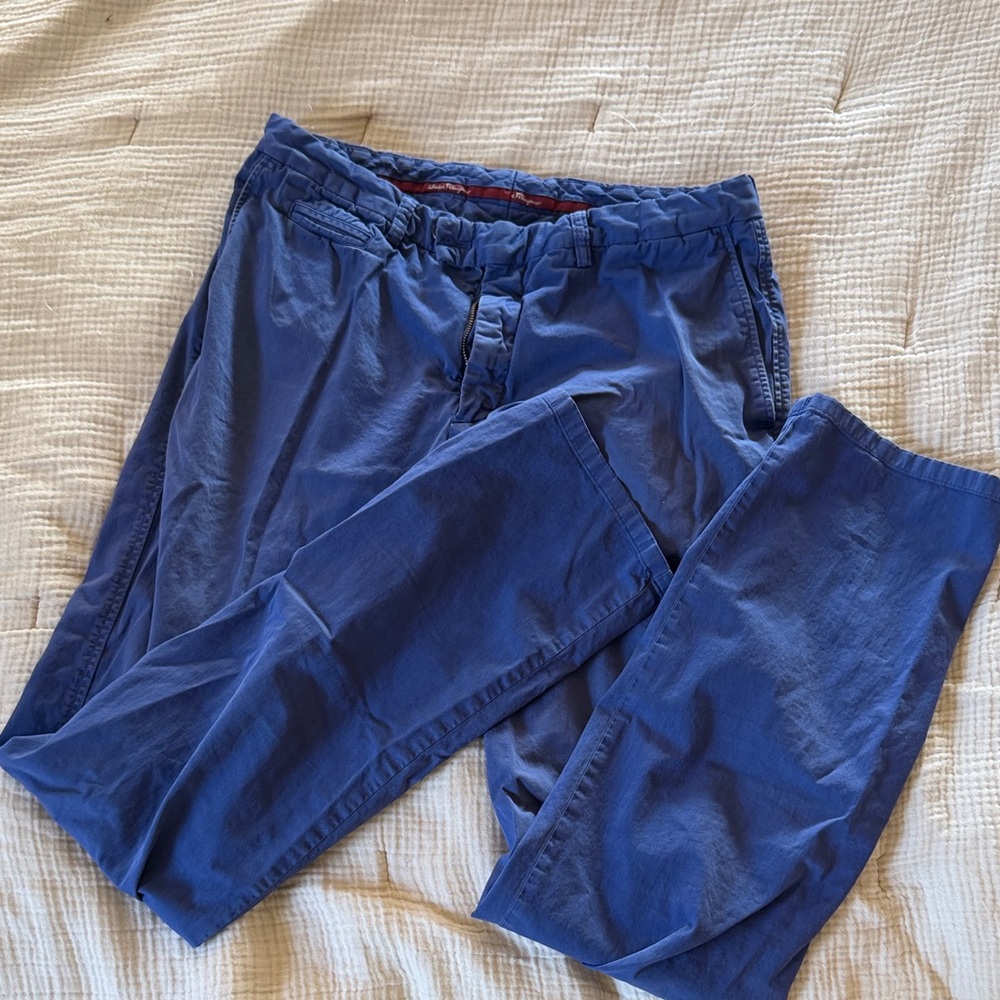 Salvatore Ferragamo Deep Blue Trousers